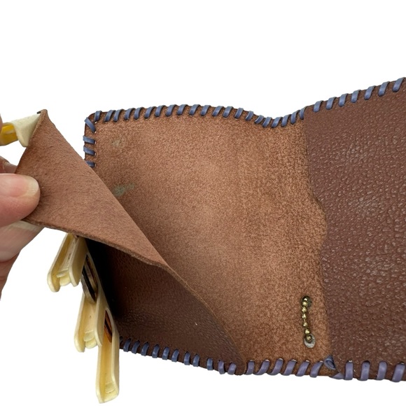 Vintage Leather Coin Holder - Picture 3 of 5